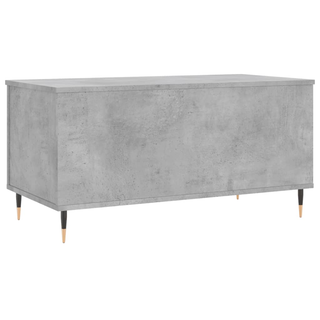 Salongbord Sofabord Betonggrå 90x44,5x45 cm
