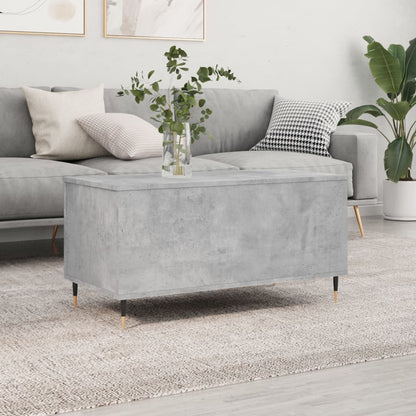 Salongbord Sofabord Betonggrå 90x44,5x45 cm