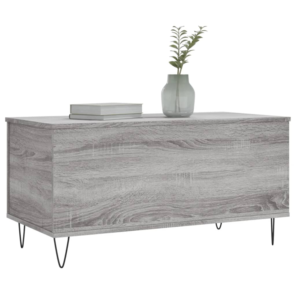 Salongbord Sofabord Sonoma Grå 90x44,5x45 cm