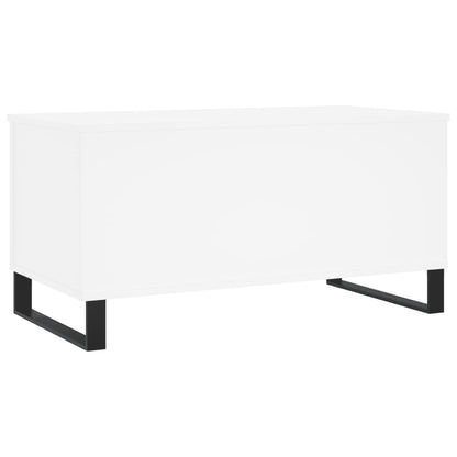 Salongbord Sofabord Hvit 90x44,5x45 cm