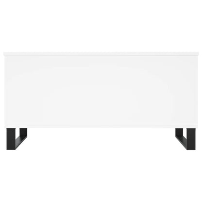 Salongbord Sofabord Hvit 90x44,5x45 cm