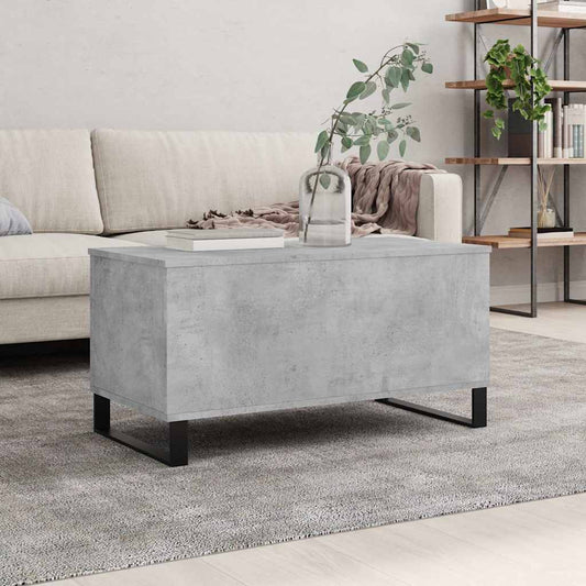 Salongbord Sofabord Betonggrå 90x44,5x45 cm