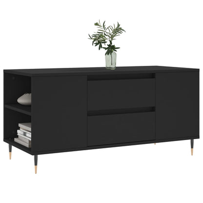 Salongbord Sofabord Svart 102x44,5x50 cm