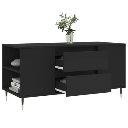 Salongbord Sofabord Svart 102x44,5x50 cm