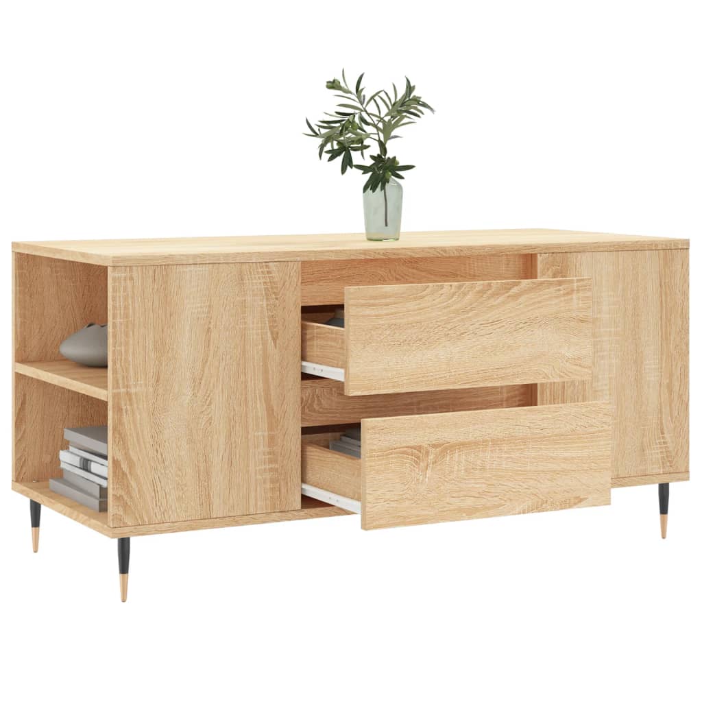 Salongbord Sofabord Sonoma Eik 102x44,5x50 cm