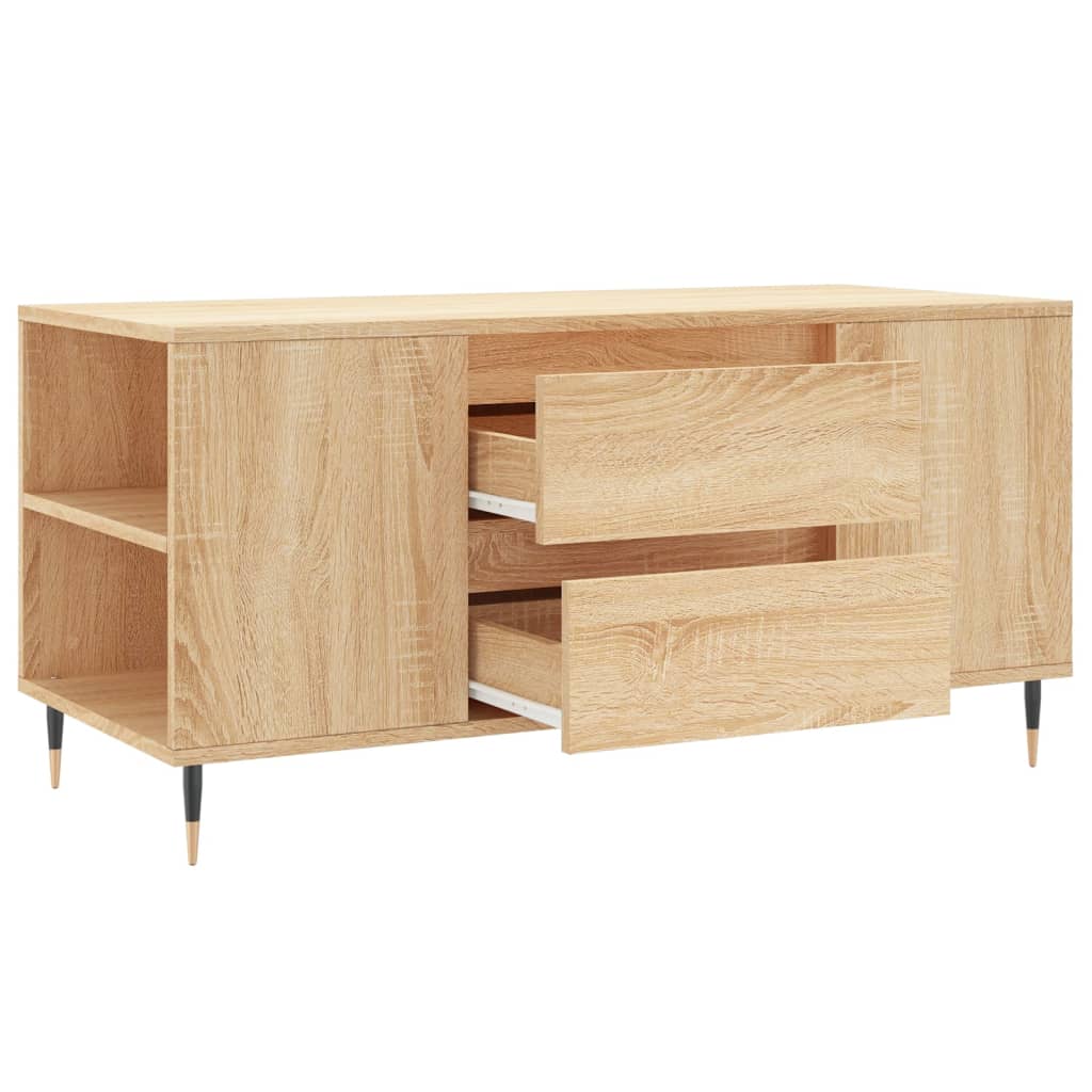 Salongbord Sofabord Sonoma Eik 102x44,5x50 cm
