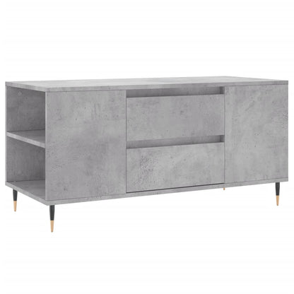 Salongbord Sofabord Betonggrå 102x44,5x50 cm