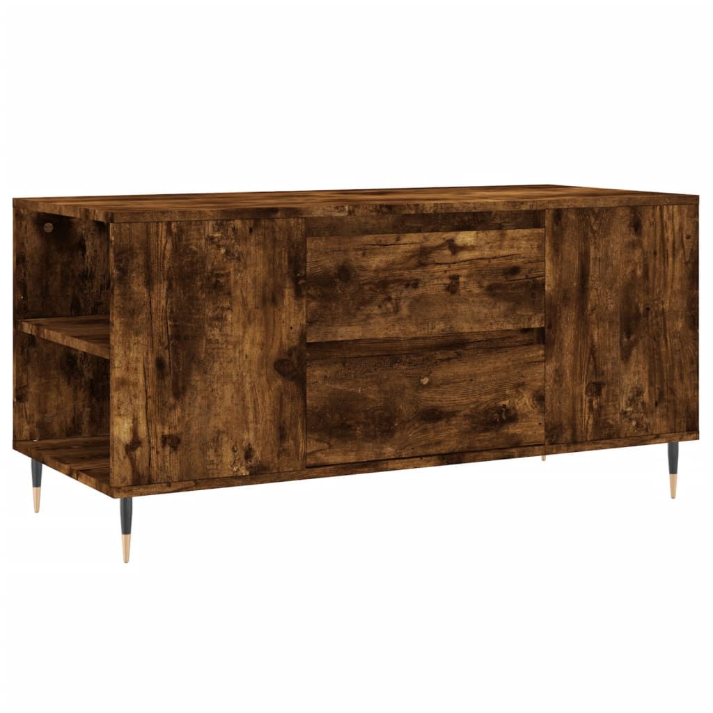 Salongbord Sofabord Røkt Eik 102x44,5x50 cm