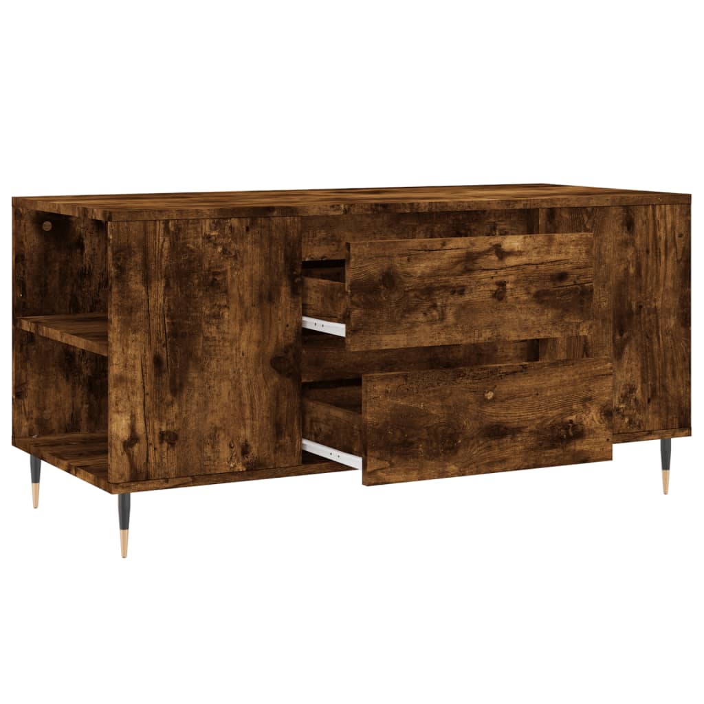 Salongbord Sofabord Røkt Eik 102x44,5x50 cm