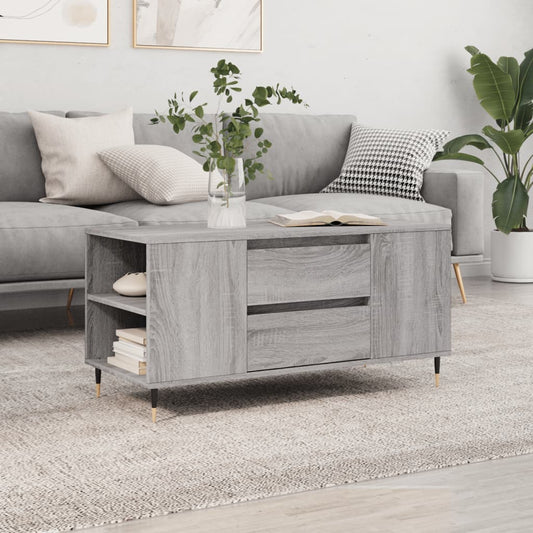 Salongbord Sofabord Sonoma Grå 102x44,5x50 cm