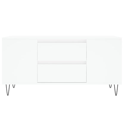 Salongbord Sofabord Hvit 102x44,5x50 cm