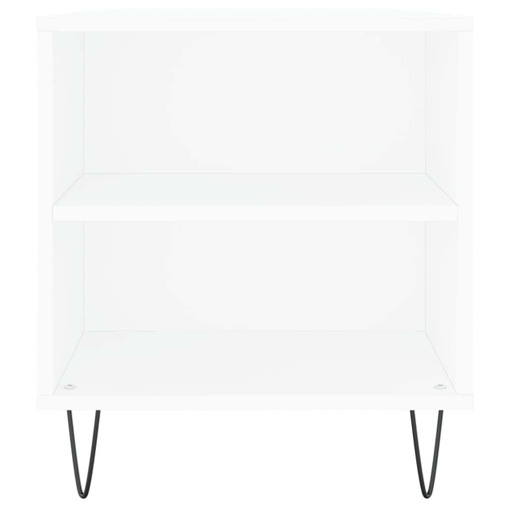 Salongbord Sofabord Hvit 102x44,5x50 cm