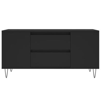 Salongbord Sofabord Svart 102x44,5x50 cm