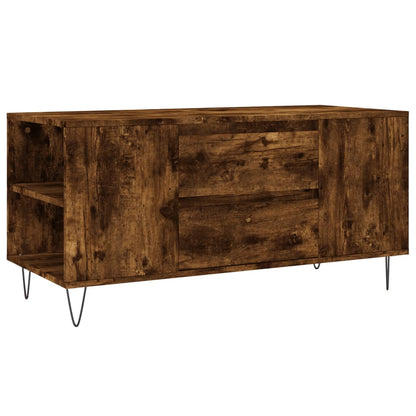 Salongbord Sofabord Røkt Eik 102x44,5x50 cm