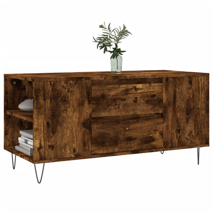 Salongbord Sofabord Røkt Eik 102x44,5x50 cm
