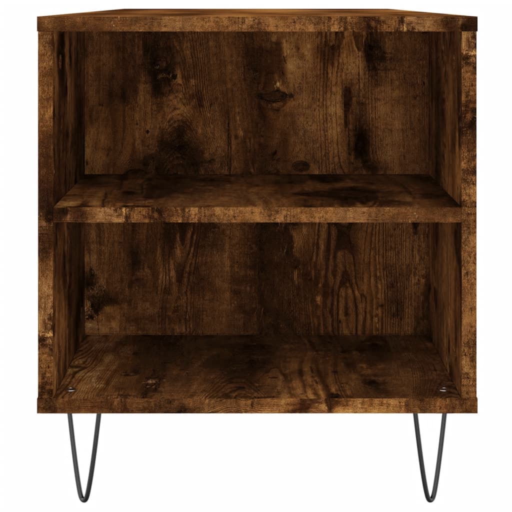 Salongbord Sofabord Røkt Eik 102x44,5x50 cm