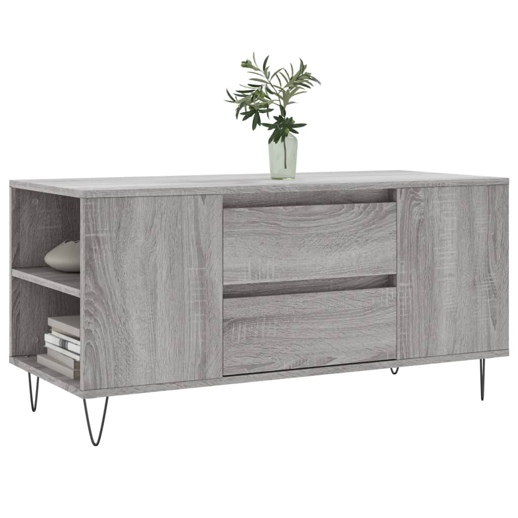 Salongbord Sofabord Sonoma Grå 102x44,5x50 cm