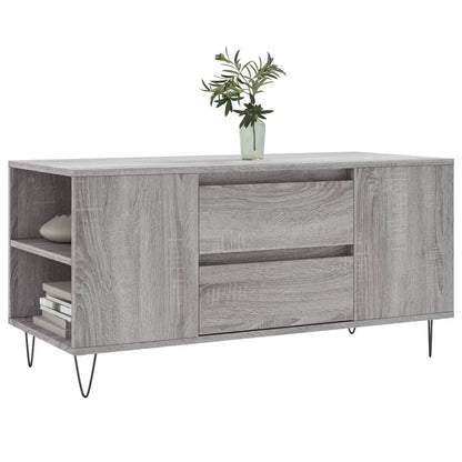 Salongbord Sofabord Sonoma Grå 102x44,5x50 cm
