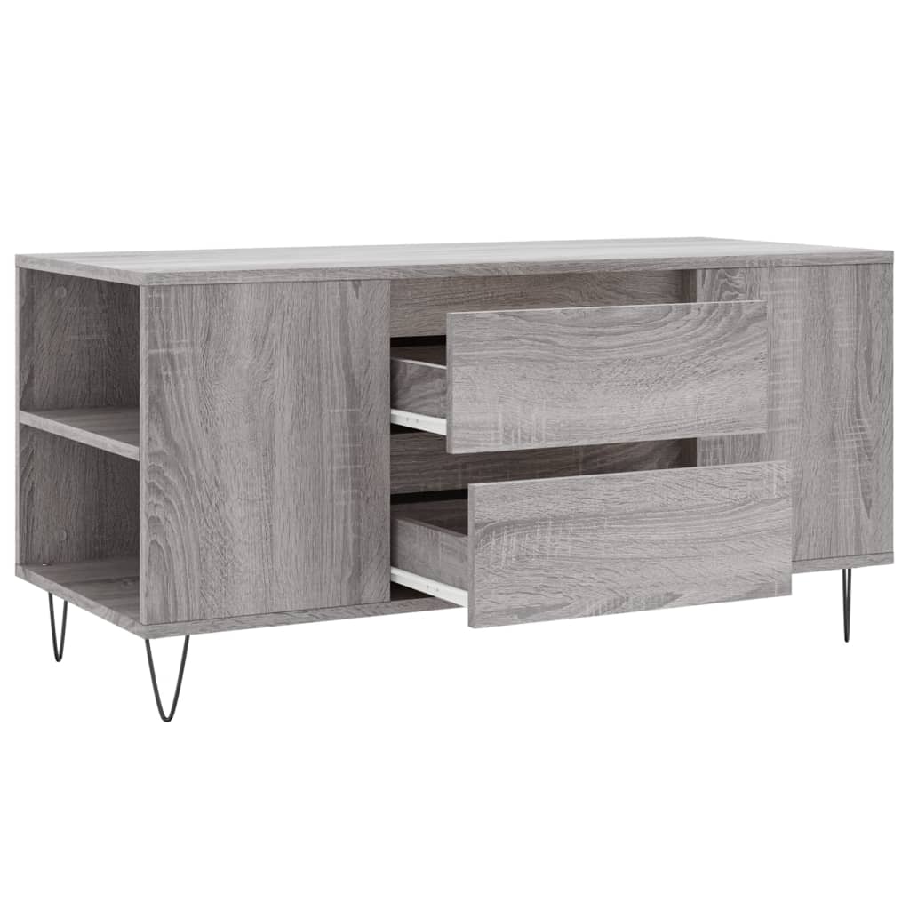 Salongbord Sofabord Sonoma Grå 102x44,5x50 cm
