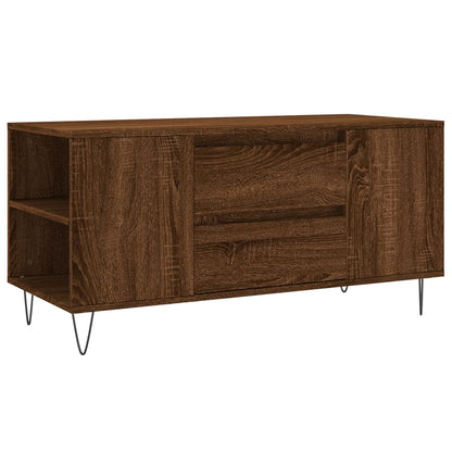 Salongbord Sofabord Brun Eik 102x44,5x50 cm