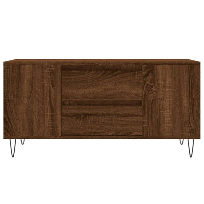 Salongbord Sofabord Brun Eik 102x44,5x50 cm