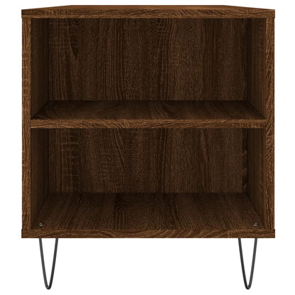 Salongbord Sofabord Brun Eik 102x44,5x50 cm