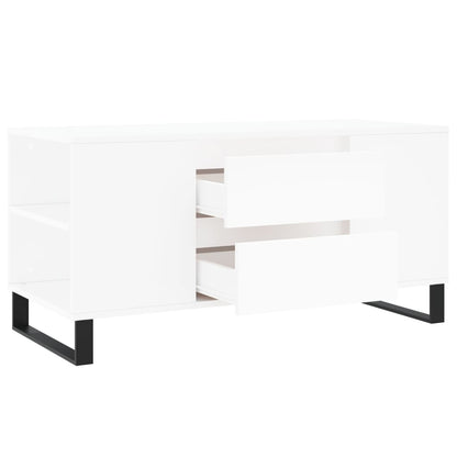 Salongbord Sofabord Hvit 102x44,5x50 cm