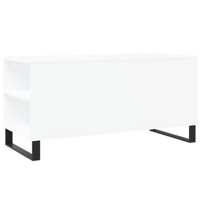 Salongbord Sofabord Hvit 102x44,5x50 cm