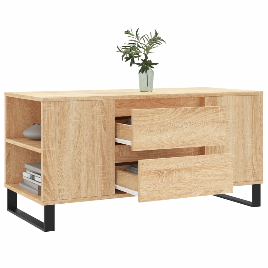 Salongbord Sofabord Sonoma Eik 102x44,5x50 cm