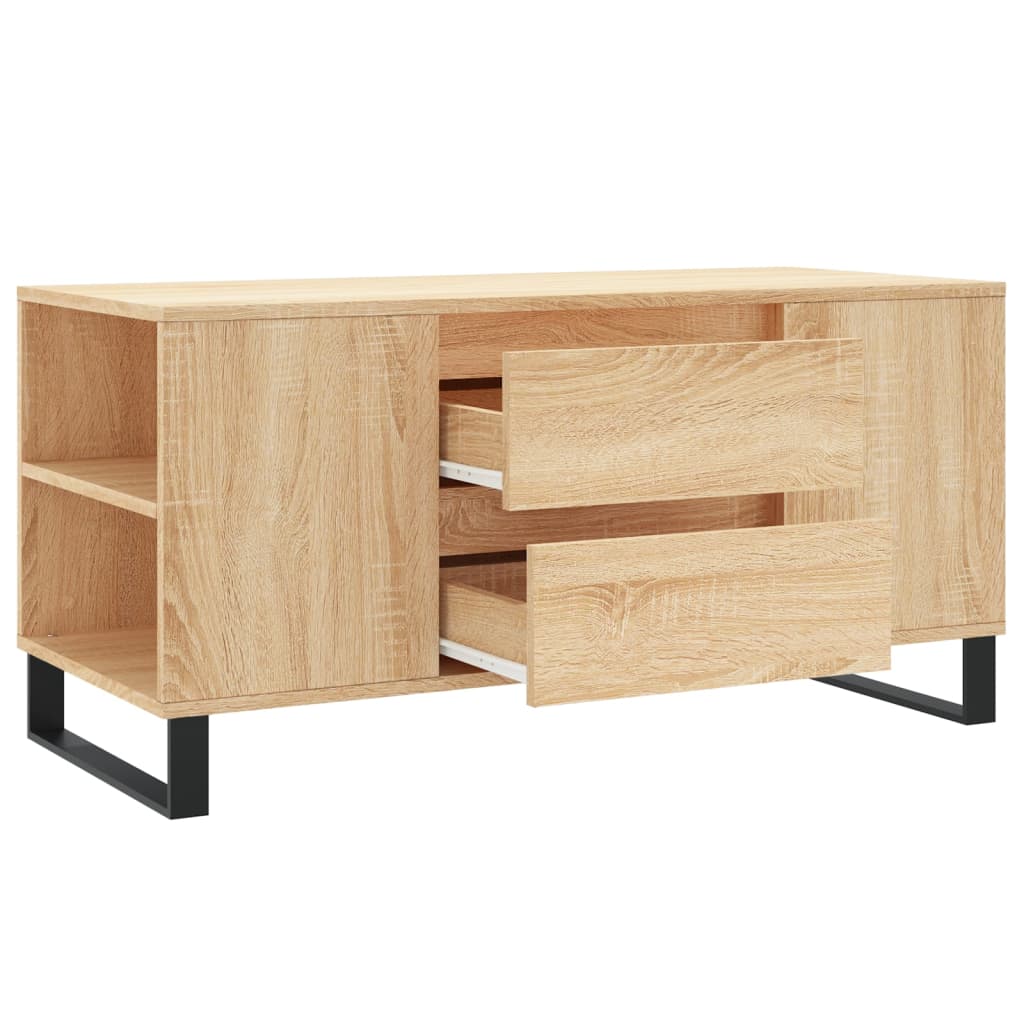 Salongbord Sofabord Sonoma Eik 102x44,5x50 cm