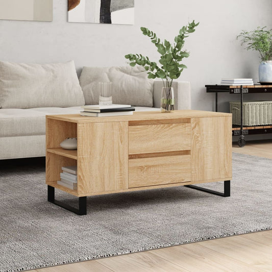 Salongbord Sofabord Sonoma Eik 102x44,5x50 cm