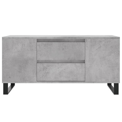 Salongbord Sofabord Betonggrå 102x44,5x50 cm