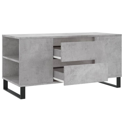 Salongbord Sofabord Betonggrå 102x44,5x50 cm
