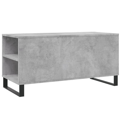 Salongbord Sofabord Betonggrå 102x44,5x50 cm