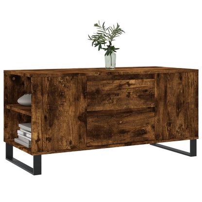 Salongbord Sofabord Røkt Eik 102x44,5x50 cm