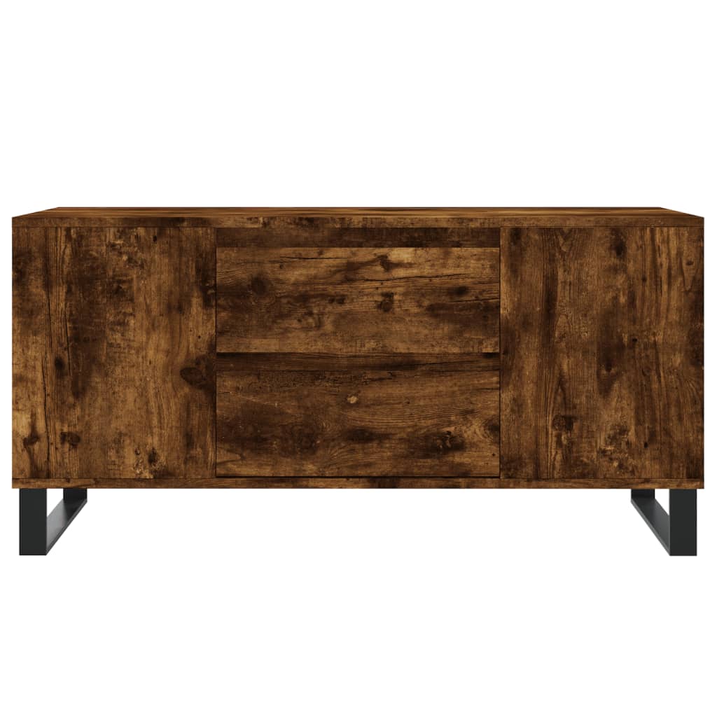 Salongbord Sofabord Røkt Eik 102x44,5x50 cm