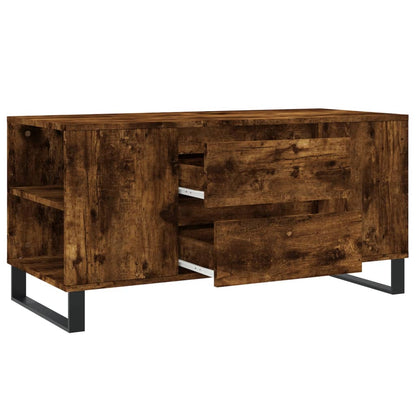 Salongbord Sofabord Røkt Eik 102x44,5x50 cm