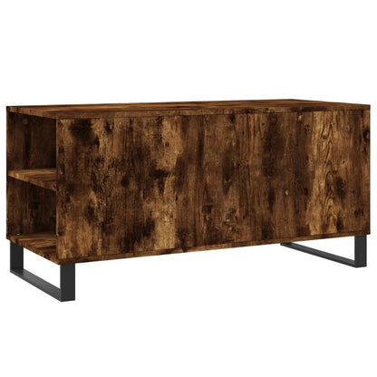 Salongbord Sofabord Røkt Eik 102x44,5x50 cm