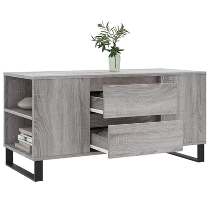 Salongbord Sofabord Sonoma Grå 102x44,5x50 cm