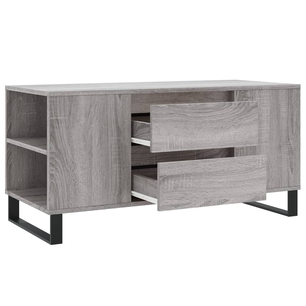 Salongbord Sofabord Sonoma Grå 102x44,5x50 cm
