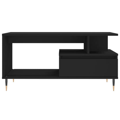 Salongbord Sofabord Svart 90x49x45 cm