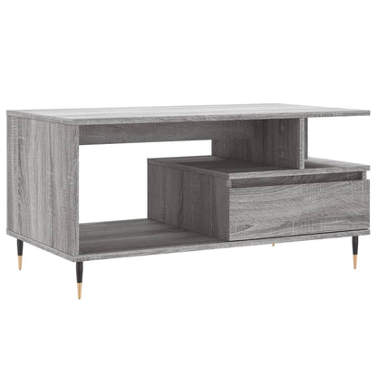 Salongbord Sofabord Sonoma Grå 90x49x45 cm