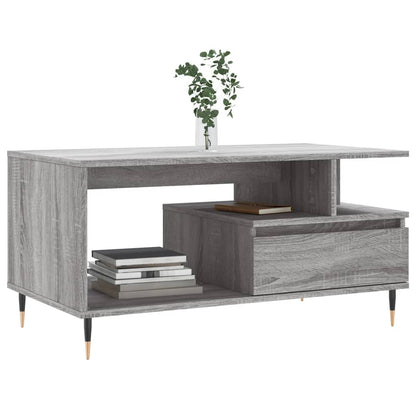 Salongbord Sofabord Sonoma Grå 90x49x45 cm