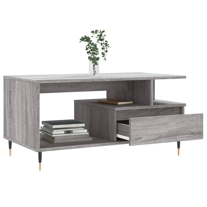 Salongbord Sofabord Sonoma Grå 90x49x45 cm