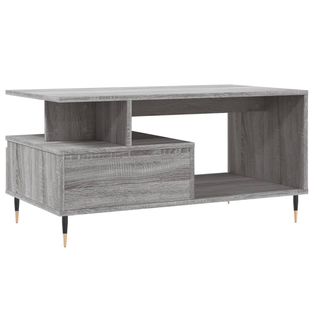 Salongbord Sofabord Sonoma Grå 90x49x45 cm
