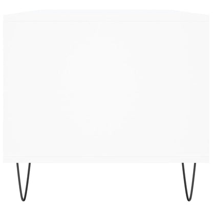 Salongbord Sofabord Hvit 90x49x45 cm