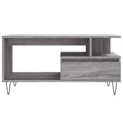 Salongbord Sofabord Sonoma Grå 90x49x45 cm