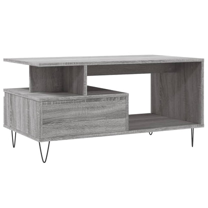 Salongbord Sofabord Sonoma Grå 90x49x45 cm