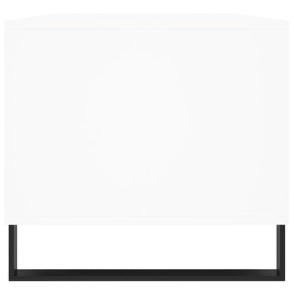 Salongbord Sofabord Hvit 90x49x45 cm