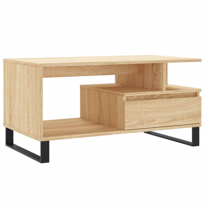 Salongbord Sofabord Sonoma Eik 90x49x45 cm